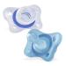Chicco Physioform Pacifier Set - Silicone 2-6 Months & Rubber 0-2 Months | Supports Healthy Mouth Development | Light Blue (2 Pieces) - Buy Online on GoSupps.com