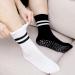 Apricitie Non-Slip Yoga & Pilates Socks for Women 4 Pairs of Long Handle Stopper Socks - Buy Online on GoSupps.com