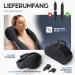 Heroic Massage Device - 4D Shiatsu Neck & Shoulder Massager with Heat | Deep Tissue Relief for Back Legs & Feet - Black & Gray - Buy Online on GoSupps.com