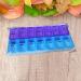 Weekly Pill Organizer | 14 Compartments Medicine Box | 7 Day Pillbox for Vitamins Fish Oil Supplements | Arthritis Friendly - Buy Online on GoSupps.com