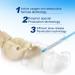 Teeth Whitening Kit with LED Light - Non Sensitivity Gel - 10pcs - 9X3ml & 1X3ml - 3X Silicone Mouth Trays - Buy Online on GoSupps.com