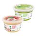 Inspire Food Bubble Tea Pearl Mix - 2 -Pack Popping Boba fruit beads |Litschi green apple | 100% vegan and gluten -free without artificial dye 450g lychi each green apple 2 x 450 grams