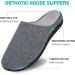 V.Step Orthotic Slippers with Arch Support | Orthopedic House Slipper for Men & Women | Plantar Fasciitis Relief | Grey, 8.5 Wide Women/6.5 Men - Buy Online on GoSupps.com