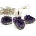 Nvzi Amethyst Crystal Necklace 0.5 lb - Raw Amethyst Geode Cluster for Protection and Healing - Buy Online on GoSupps.com