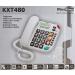 Maxcom KXT480BB UK Big Button Corded Phone with LCD Display and Photo Memory Buttons - White - Buy Online on GoSupps.com