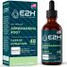 E2H Ashwagandha Liquid Drops - All-Natural Ashwagandha Supplement for Stress Relief and Mood Enhancer- Organic Ashwagandha Root Extract Effective Cortisol Manager | Non-GMO Vegan | 2 Fl Oz 2 Fl Oz (Pack of 1)