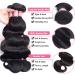 LS HAIR Body Wave Bundles with Closure - 100% Unprocessed Brazilian Virgin Human Hair - 14 16 18 with 12 Free Part Lace Closure - Natural Black 3 Bundles + 4X4 Closure - Buy Online on GoSupps.com
