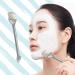 Stainless Steel Double-Head Blackhead Remover Sticks - 2 Pack Facial Pore Cleaner Scraper & Extractor Tools for Acne, Comedone, Blackhead Removal - Silver - Buy Online on GoSupps.com