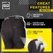 Kids Recruit Padded Shorts - 3D Protection Hip Pants for Inline Skating & Skateboarding - Black - XX-Small (46-54 inches) - Buy Online on GoSupps.com