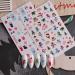 Christmas Nail Stickers 9 Sheets Self-Adhesive Nail Decal Snowman Snowflake Tree Nail Art Decoration Design Supplies - Buy Online on GoSupps.com