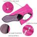Mile High Life Waterproof Adjustable Pet Jacket | X-Small Pink Raincoat with Reflective Strip & Easy Closure - Buy Online on GoSupps.com
