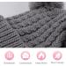 Baby Girls Double Pom Pom Bobble Hat - Toddler Winter Beanie for Kids 1-6Y, Grey - Buy Online on GoSupps.com