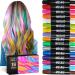 Mosaiz Hair Chalk for Girls and Boys, 16 Pcs Chalk Pens, including 6 Metallic Colors for Extra Shimmer, Washable Temporary Hair Color for Kids, Teens and Adults, Birthday Gift or St Patricks Day Gifts 16 Colors