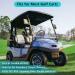 10L0L Golf Cart Mirror - Universal Side Mirrors for Club Car, EZGO, Yamaha - Folding Rear View Mirrors with 180 Degree HD Glass - No Drilling Required - Buy Online on GoSupps.com