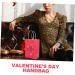 Healeved 50 Pcs Valentine's Day Tote Wedding Tissues Kid Gifts Gift Container Jewelry Valentine Bags with Handles Party Bag Candy Bags Decor Valentine Gift Bags Birthday Present - Buy Online on GoSupps.com