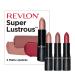 Revlon Super Lustrous Lipstick Set: 3 Piece Gift Set with High Impact Matte Finish in Nude Plum & Red - Buy Online on GoSupps.com