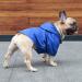 iChoue Lightweight Dog Raincoat Hooded Jacket for French Bulldog Shiba Inu - Blue/Size M - Buy Online on GoSupps.com