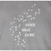 Shirtracer Women's T-Shirt - Gift for Dog Owners - Never Walk Alone Paw Prints - Grey Mottled Size L - Buy Online on GoSupps.com