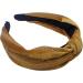 Topkids Accessories Velvet and Lurex Knot Alice Bands Adult Women Hair Accessories for Women Hair Bands for Women Thick Headband Womens Headbands Head Bands Adult Women Wide Headbands (Gold) - Buy Online on GoSupps.com