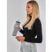 Spottle Neoprene Cover for Glass Drinking Bottles - 550ml 750ml 1L - Elastic Gray Design - Buy Online on GoSupps.com
