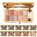 10 Colors Sparkle Shimmer Eyeshadow Palette Glitter Eyeshadow Palette Professional Makeup Glitter Eyeshadow Palette (10#)