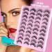 False Eyelashes 20 Pairs Textured Natural Fluffy Boosted Wispy Lashes False Eyelashes Thick Long Messy False Eyelashes - Buy Online on GoSupps.com