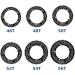 DECKAS Single Speed Chainring 144 BCD | 44T-56T Chain Ring for 7-12 Speed - Buy Online on GoSupps.com