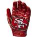 Shop Wilson NFL Team Super Grip Gloves for Youth - San Francisco One Size Silicone/Stretch Lycra - Buy Online on GoSupps.com
