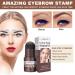 Brow Stamp Waterproof Makeup Eyebrow Powder Stencil Kit One Step Brow Stamp Shaping Kit for Grooming and Drawing Brows Reusable Eyebrow Tint Styling Tool Eye Brow Stamp with Brow Brush Cosmetic Tool - Buy Online on GoSupps.com