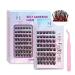 JoMay Self Adhesive Eyelashes Lash Clusters 48 PCS Self Adhesive Lashes D Curl Glueless Lashes 10-16 Mixed No Glue Needed Eyelashes X01 Press on Lashes Pre-Glued Eyelashes(X01-10-16MIX) 49 Piece Set Self Adhesive Lash X01