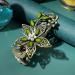 FRCOLOR Vintage Women s Flower Crystal Hair Clips - Elegant Green Hair Accessories for International Shipping - Buy Online on GoSupps.com