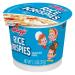 Kellogg's Rice Krispies Breakfast Cereal Cups Kids Snacks Cereal Cup to Go Original 15.6oz Case (12 Cups)