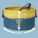 CardKingPro Monstrous Dice Bag - Blue/Yellow - Holds 500+ Dice - 8 Pockets - Ideal for Dice Hoarders - Buy Online on GoSupps.com