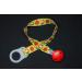 Handmade Miniblings Apple Pacifier Chain - Cute Baby Pacifier Strap for Toddlers - International Shipping Available - Buy Online on GoSupps.com