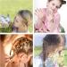 FRIUSATE 880 Pieces Girls Flower Hair Accessories Set - Hair Clips, Elastic Ties for Girls - Buy Online on GoSupps.com