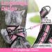 Rabbitgoo Cat Dishes & Linen Set - Adjustable Soft Cat Harness with Reflective Stripes for Cats & Kittens - Pink 1 Pack - Buy Online on GoSupps.com