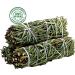 Organic Rosemary Smudge Sticks 3 Pack for Cleansing House, Meditation, Yoga | Negative Energy Cleanse & Smudging Bundle with Starter Guide - Buy Online on GoSupps.com