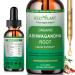 Organic Ashwagandha Drops High Absorption Ashwagandha Extract Tincture for Stress Relief Relaxation Cortisol Support Ashwagandha for Women & Men with Magnesium L Theanine Black Seed Oil Vegan Non-GMO