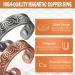 Magnetic Rings for Women - 99.9% Pure Copper 4 Pack | Magnetic Therapy for Arthritis Relief - Buy Online on GoSupps.com