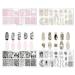 Bellelfin Nail Stamper Kit - 6pcs Stamp Plates with Abstract, Leopard & Geometric Designs for Salon Quality Manicures - Includes Nail Art Stamp and Scraper - Buy Online on GoSupps.com