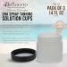 Belloccio C3 Sunless DHA Spray Tanning Solution Cups with Lids - Pack of 3 (14 oz) | Fits Belloccio G12-QC Turbine Guns | Jars Storage Bottles - Buy Online on GoSupps.com