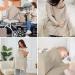 Adjustable Strap Breastfeeding Cover - Lightweight Nursing Shawl in Khaki - Buy Online on GoSupps.com