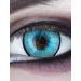 Colored blue contact lenses ICE MAN - highly opaque - Heroes of Cosplay - Annual lenses for costumes Halloween Mardi Gras Carnival with free lentil container - without strength ICE MAN (1 Pack)