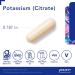 Pure Encapsulations Potassium (Citrate) | Essential Electrolyte Supplement - 180 Capsules - Buy Online on GoSupps.com