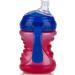 Nuby Plastic No-Spill Super Spout Grip N' Sip Cup - Red and Blue 2-Pack, 1 Count - Buy Online on GoSupps.com