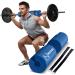 Barbell Pad Squat Pad for Lunges and Squats - Hip Thrust Pad for Standard and Olympic Bars - Provides Cushion to Neck and Shoulders While Training Blue