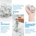 VBXPOU 6-Piece Hedgehog Magnetic Massage Balls & 10-Piece Rings - Stress Relief & Muscle Relaxation | International Shipping - Buy Online on GoSupps.com