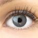 Buy GlamLens Mirel Dark Gray Contact Lenses - Strong Coverage Natural Look Silicone Hydrogel - 1 Pair (2 Pieces) with Container - Buy Online on GoSupps.com