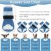 Buy Kuoser Dog Socks - 3 Pairs Anti-Slip Paw Protection for Hardwood Floors | Blue M M - 6-Pack - Buy Online on GoSupps.com