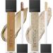 FOCALLURE 2PCS Liquid Glitter Eyeshadow Metallic Shimmer Eye Shadow Long Lasting Waterproof Eye Makeup High Pigmented Quick-Drying Sparkling Eyeshadow Highlighter Pecan